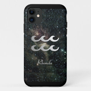 Etui iPhone Case-Mate Univers de signe d'étoile de zodiaque de Verseau