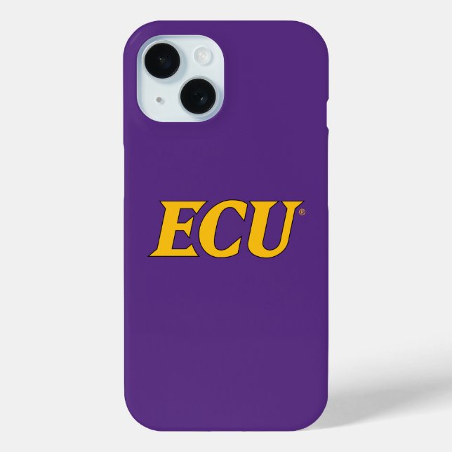 Coques Case-Mate iPhone Université de Caroline de l'Est | Logo de l'écu (Verso)