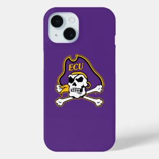 Coque Pour iPhone 15 Université de Caroline de l'Est | Pirates écus