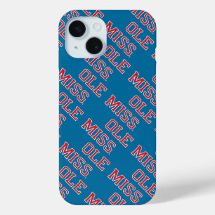 Coque Pour iPhone 15 Université du Mississippi Ole Miss Wordmark