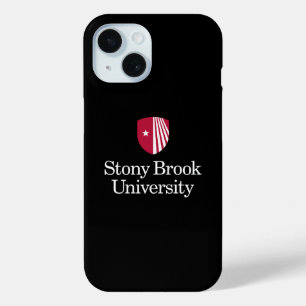 Coque Pour iPhone 15 Université Stony Brook   Mot-symbole