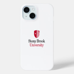 Coque Pour iPhone 15 Université Stony Brook   Mot-symbole