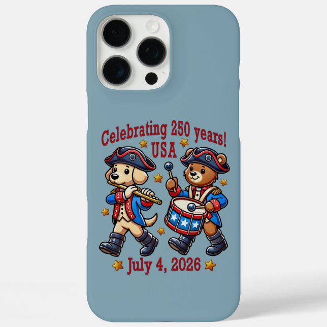 Coques Case-Mate iPhone USA 250th Anniversary Souvenir - Patriotique (Verso)