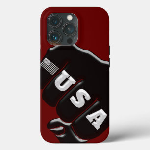 Case-Mate iPhone Case USA Fist Bump avec le drapeau américain