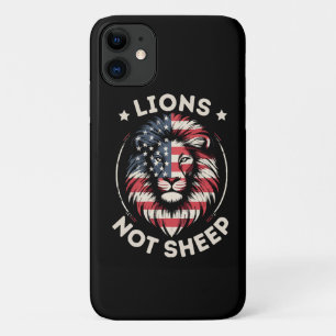 Case-Mate iPhone CASE USA FLAG, LIONS NON SHEEP
