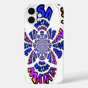 Coques iPhone 16 Plus USA Hakuna Matata Blue Gifts.png