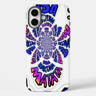 Coques iPhone 16 Plus USA Hakuna Matata Blue Gifts.png