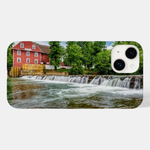 Coque Pour iPhone 14 Usine d'aigle de guerre et cascade