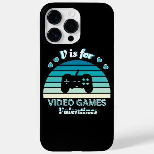 Coque Pour Pour iPhone 14 Pro Max V pour Jeux Vidéo pas Valentines - Funny Retro Col