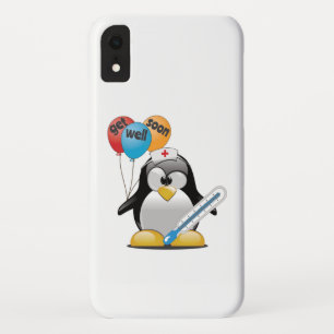 Case-Mate iPhone Case Va-t'en bientôt. Infirmière de pingouin.