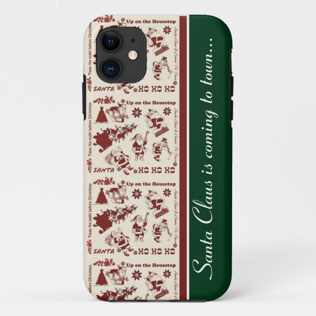 Coques Case-Mate iPhone Vacances de Noël iPhone 5/5S (Dos)