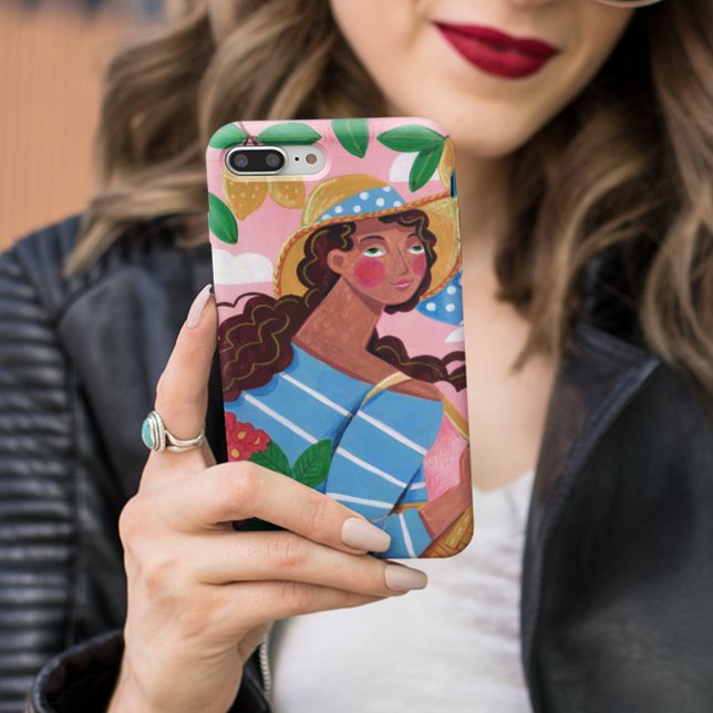 Coques Case-Mate iPhone Vacances d'été pour femme italienne (Créateur téléchargé)