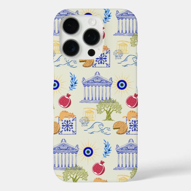 Coques Case-Mate iPhone Vacances en Grèce Minimalisme (Verso)