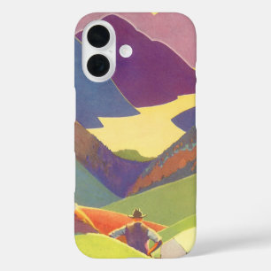 Coques iPhone 16 Vacances familiales vintage, pique-nique dans les 