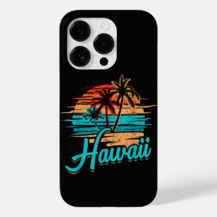 Coque Pour iPhone 14 Pro Vacances tropicales à Hawaii îles Hawaïennes