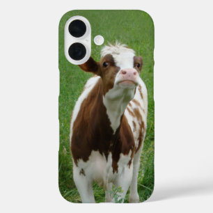 Coques iPhone 16 Vache laitière sur la ferme
