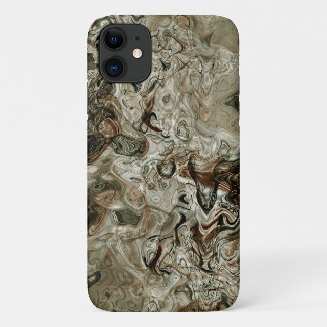 Coques Case-Mate iPhone Vague Abstraite marbrée (Dos)