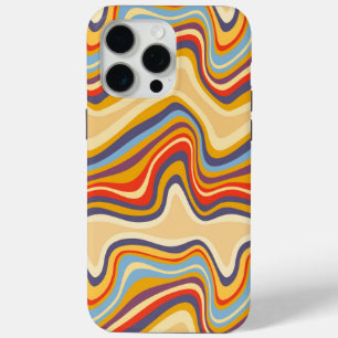 Coque iPhone 15 Pro Max vague rétro bord de mer