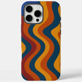 Coques iPhone 16 Pro Max Vagues Abstraites colorées Coque-Mate