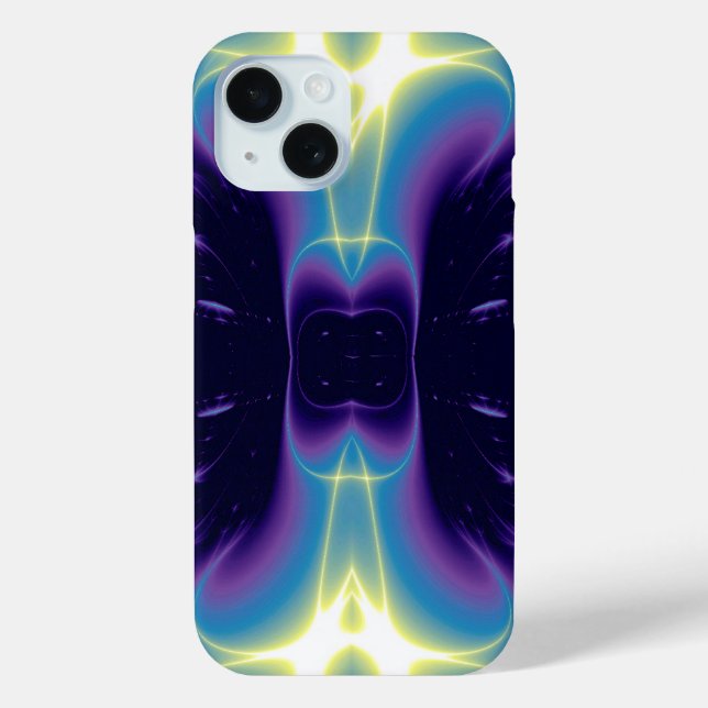 COQUES Case-Mate iPhone VAGUES BLANCHES BLEU PURPLE (Verso)