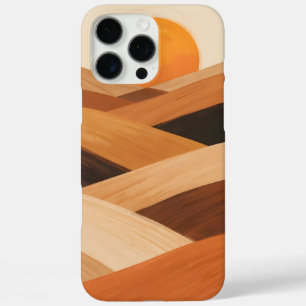 Coques iPhone 16 Pro Max Vagues de sable doux au coucher du soleil