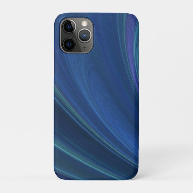 Coques Case-Mate iPhone Vagues de sable doux bleu et vert (Dos)