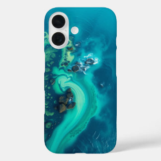 Coques iPhone 16 Vagues de tranquillité : une vue paisible