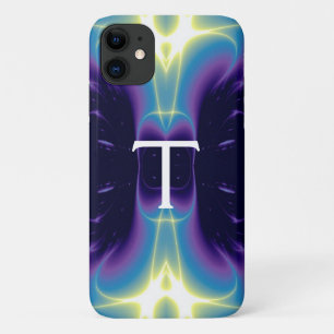 Case-Mate iPhone Case VAGUES LUMINEUSES MONOGRAM violet violet bleu