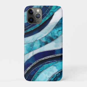 Case-Mate iPhone Case Vagues - Mixte Media Blue Abstrait
