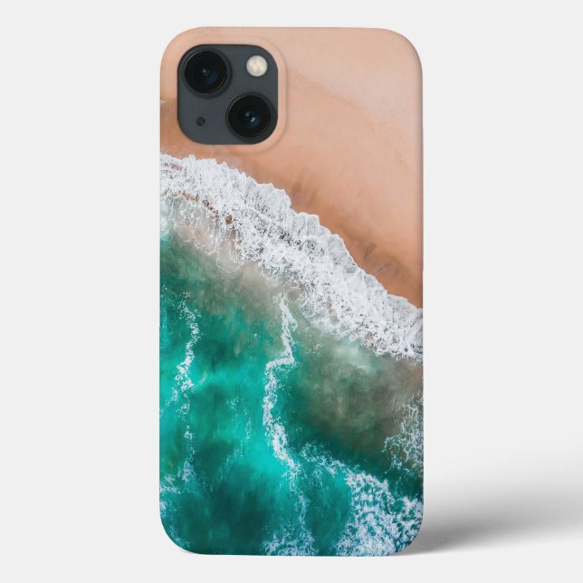 Coques Case-Mate iPhone Vagues sur la plage de sable (Verso)