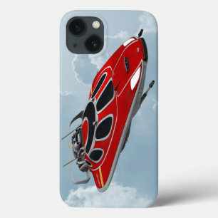 Coques Pour iPhone Vaisseau spatial rouge