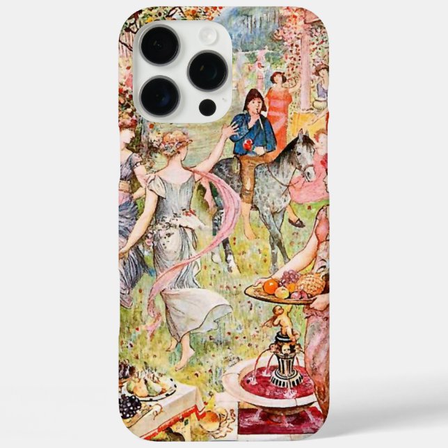 Coques Case-Mate iPhone Vale médiévale du plaisir illustrée (Verso)