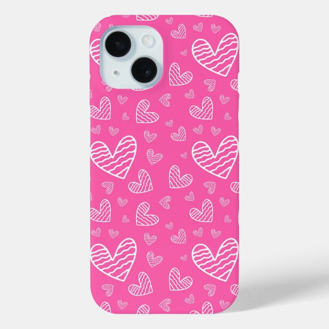 Coques Case-Mate iPhone Valentin rose (Verso)