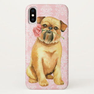 Case-Mate iPhone Case Valentine Rose Bruxelles Griffon