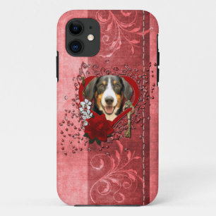 Coque Case-Mate Pour iPhone Valentines - clé à mon coeur - Entlebucher - Eig