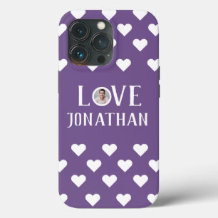 Case-Mate iPhone Case Valentines Couple Heart Photo personnalisée person