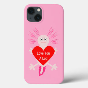 Case-Mate iPhone Case Valentines Jour Amour Coeur Axolotl