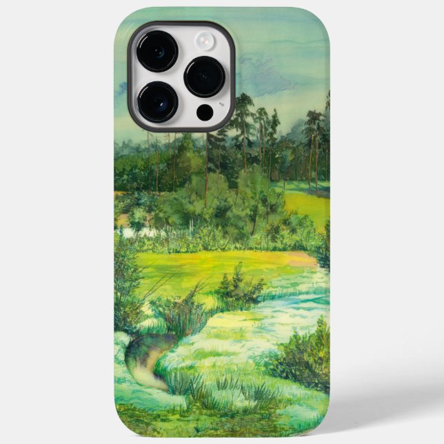 Coques Case-Mate iPhone vallée verte (Verso)