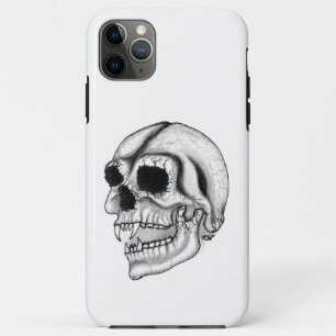 Coques Pour iPhone Vampire crâne noir et blanc