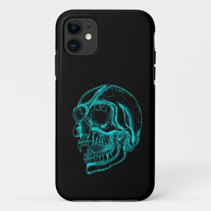 Coque Case-Mate Pour iPhone Vampire crâne noir et vert