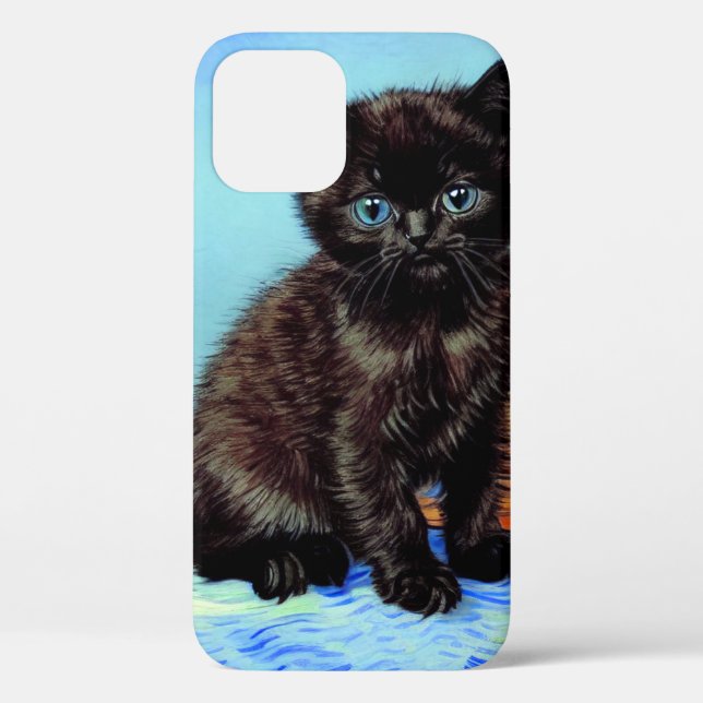 Coques Case-Mate iPhone Van Gogh Black Kitten avec fils (Verso)