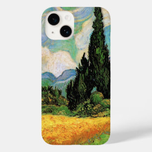 Coques Pour iPhone Van Gogh Champ de blé w Cyprès à Haute Galline