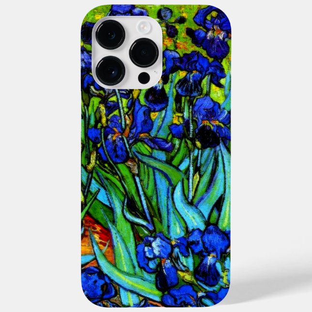 Coques Case-Mate iPhone Van Gogh - Irises, célèbre peinture, (Verso)