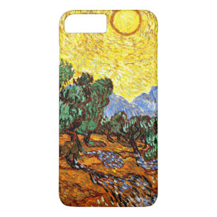 Coque iPhone 8 Plus/7 Plus Van Gogh - Oliviers au ciel jaune et au soleil