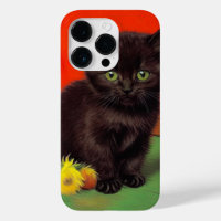 Van Gogh Style Chat noir