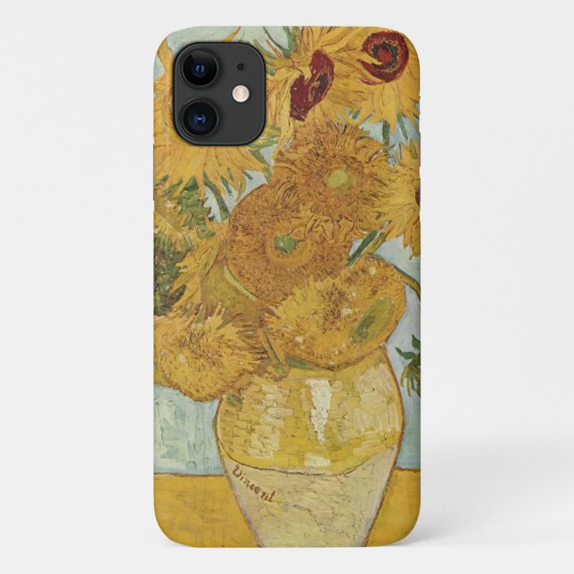 Coques Case-Mate iPhone Van Gogh Sunflowers (Dos)