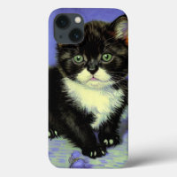 Van Gogh Tuxedo Kitten
