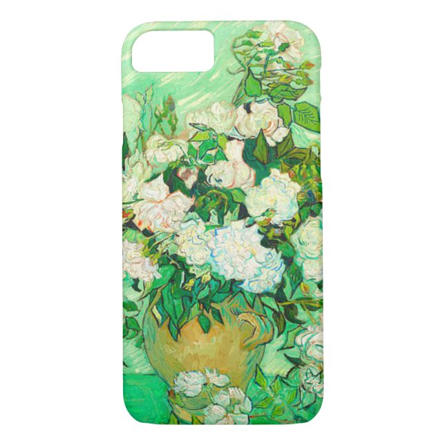 Coques Case-Mate iPhone Van Gogh White Roses (Dos)