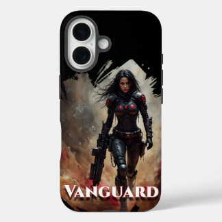 Coques iPhone 16 Vanguard – Guerrière Féminine Futuriste