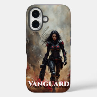 Coques iPhone 16 Vanguard – Guerrière Féminine Futuriste